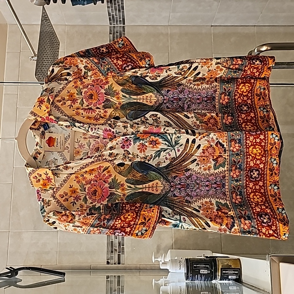 Farm rio 🦜 parrot xs button up